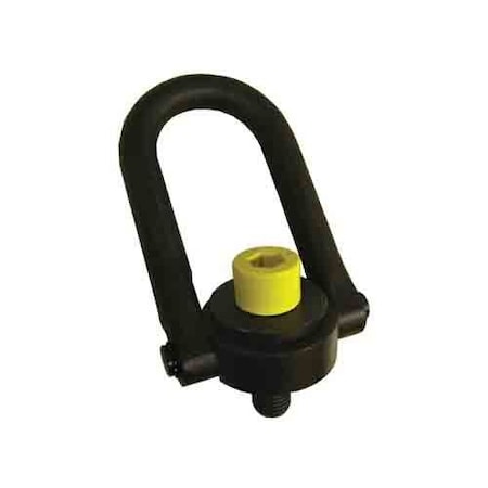 Actek Hoist Ring, Extended Range Standard UBar, 1500 Lb Load, 180 Deg Pivot Angle, 360 Deg Swivel, 38,46352 46352